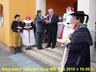 Slavnostní otevření MŠ 13.3.2010