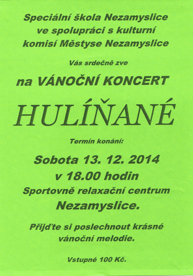 Koncert Hulíňané 2014